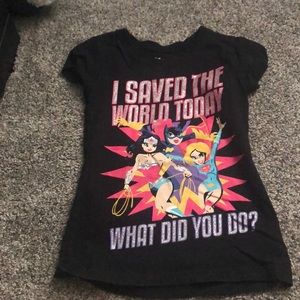 DC comic girls tee.